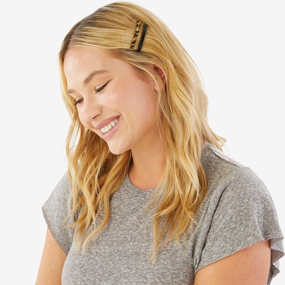 🆕 NOIR 6 Piece Hair Clip Set Claw Clips Bobby Pins - Picture 5 of 5